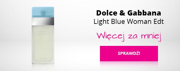 Polecamy perfumy damskie Dolce & Gabbana Light Blue Woman Edt 10ml za 30zł